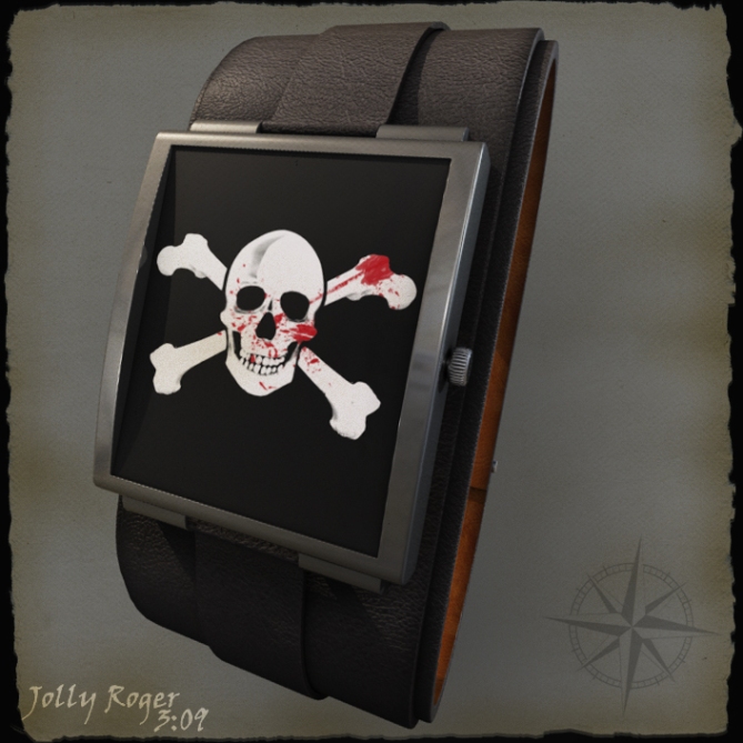 pirates_bloody_led_watch_design_front