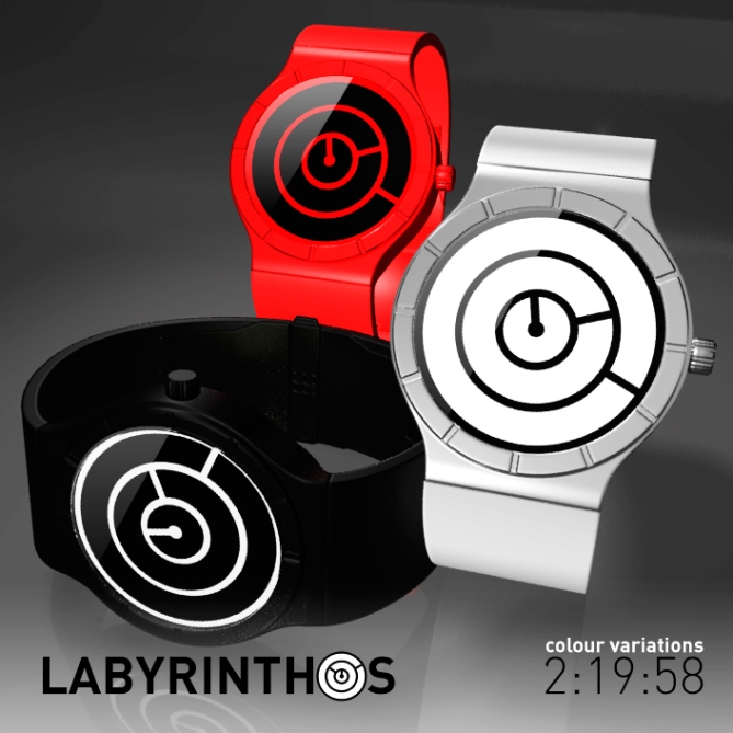 lose_yourself_with_the_labyrinth_lcd_watch_color_variations